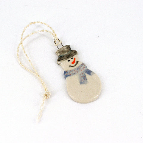 Small Handmade Ceramic Holiday Ornaments