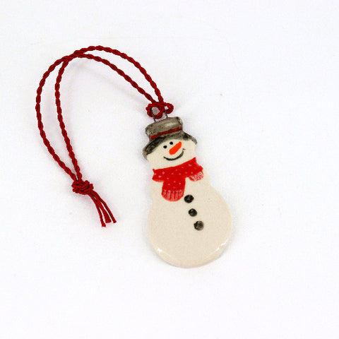 Small Handmade Ceramic Holiday Ornaments