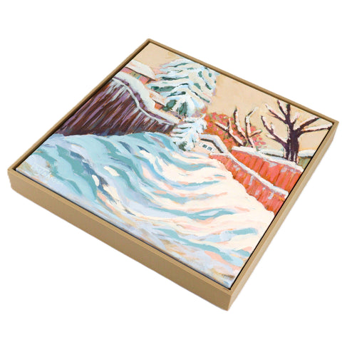 'Snow Day Original Painting by Luise Mendler-Johnson - Arts and Heritage St. Albert