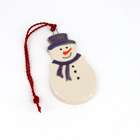 Medium Sized Handmade Ceramic Holiday Ornaments