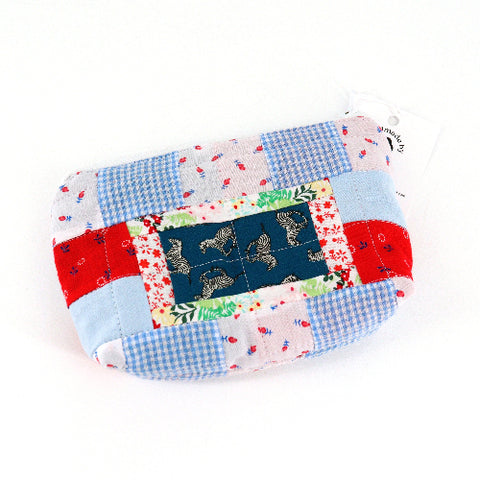Handsewn Small Flat Bottom Zippered Pouch Style 1 - Arts and Heritage St. Albert