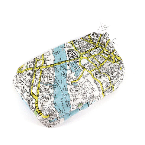 Handsewn Large Flat Bottom Zippered Pouch Style 1 - Arts and Heritage St. Albert