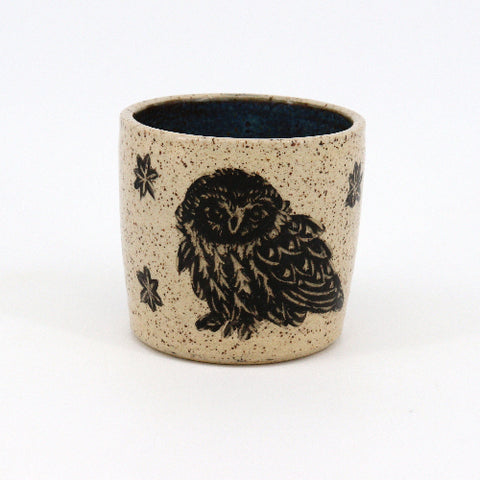Creature Cups Owl & Birch Trees - Arts and Heritage St. Albert