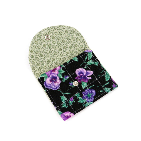 Handsewn Quilted Snap Pouch - Arts and Heritage St. Albert