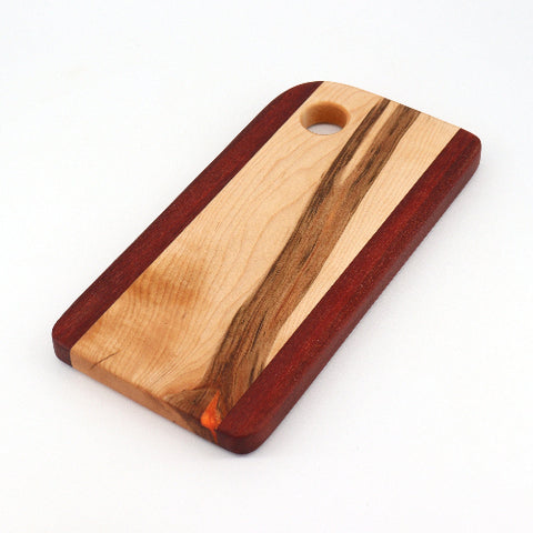 Small Handcrafted Mixed Wood and Resin Serving Boards Style 3 - Arts and Heritage St. Albert