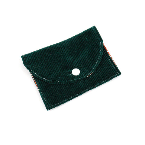Handsewn Corduroy Snap Pouch Style 4 - Arts and Heritage St. Albert