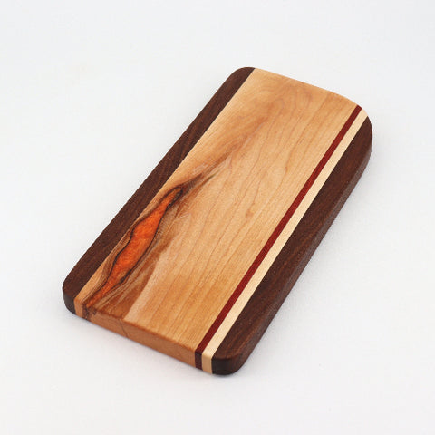 Small Handcrafted Mixed Wood and Resin Serving Boards Style 4 - Arts and Heritage St. Albert