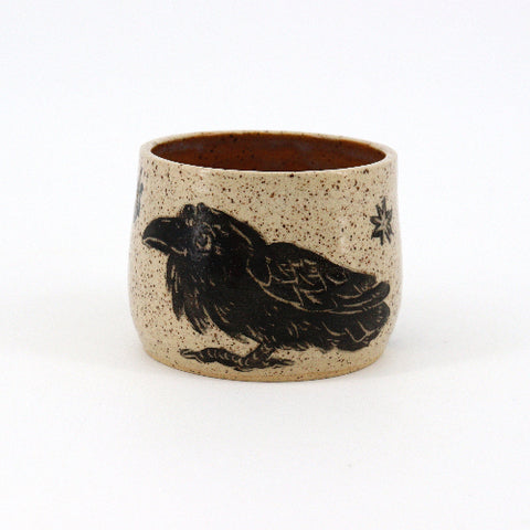 Creature Cups Crow & Birch Trees - Arts and Heritage St. Albert