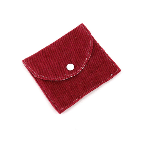 Handsewn Corduroy Snap Pouch Style 5 - Arts and Heritage St. Albert