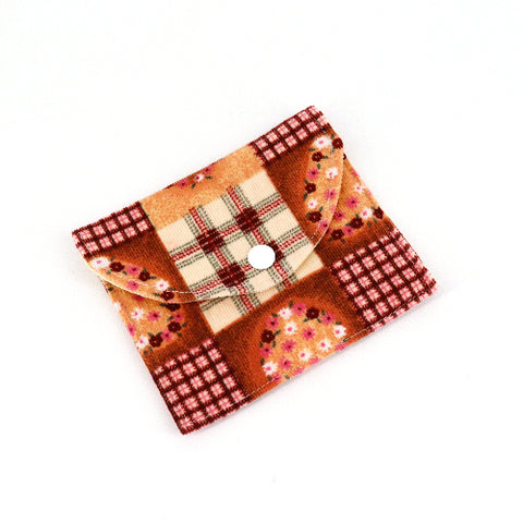 Handsewn Corduroy Snap Pouch Style 6 - Arts and Heritage St. Albert
