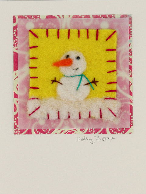 Holly Boone Art Cards - Snowmen Style 4 - Arts and Heritage St. Albert