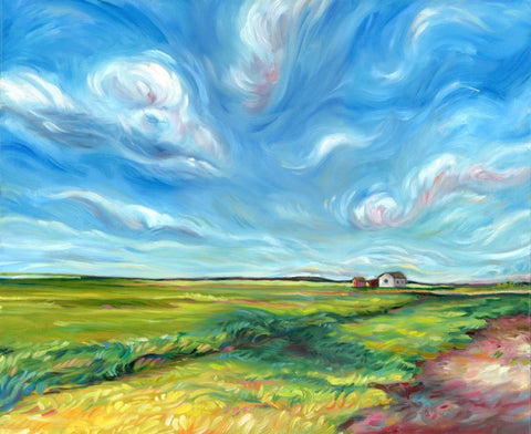 Landscape Series Art Print by Crystal Driedger Summer is Hope - Arts and Heritage St. Albert