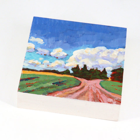 'Summer Drive' Original Painting by Luise Mendler-Johnson - Arts and Heritage St. Albert