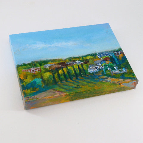 'Summer View 2' Acrylic Painting by Julie Daly - Arts and Heritage St. Albert