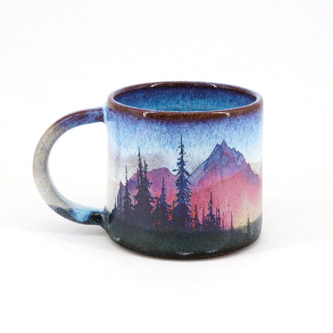 'Sunset Ombre' Mountain Mugs Style 2 - Arts and Heritage St. Albert