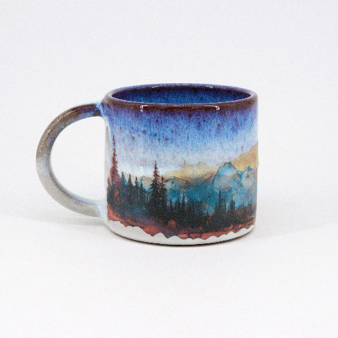 'Sunset Ombre' Mountain Mugs Style 4 - Arts and Heritage St. Albert