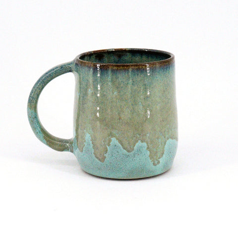 'Teal Tranquility' Smooth Mugs Style 2 - Arts and Heritage St. Albert