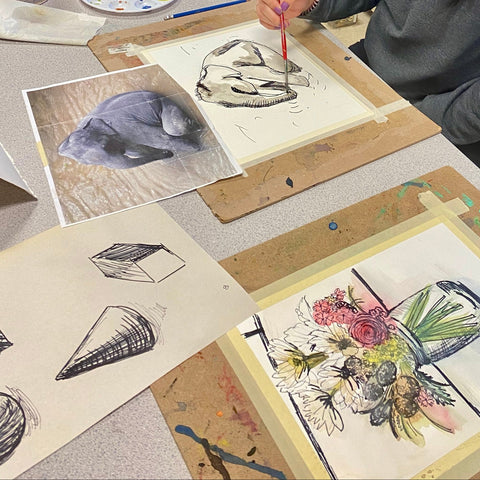 Winter Teen Art Club – Painting Series - Arts and Heritage St. Albert