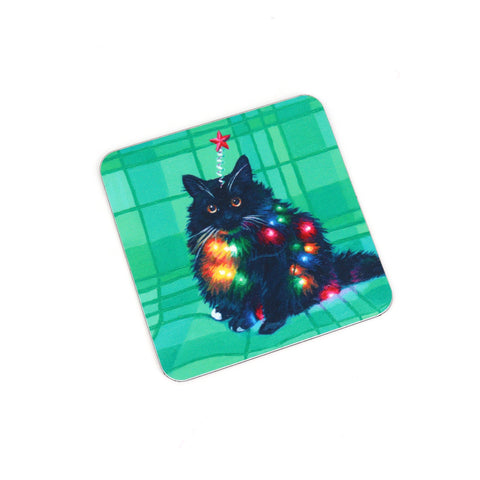 Expressive Animal Portrait Magnets by Robin Good Tree Kitty Magnet - Arts and Heritage St. Albert