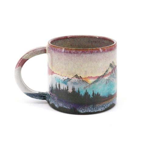 'Twilight Ombre Mountain Mugs Style 2 - Arts and Heritage St. Albert