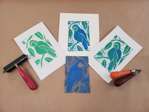 Two-Layer Linocut Printmaking - Arts and Heritage St. Albert