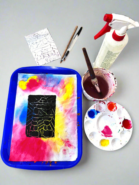 Alberta Culture Days – Printmaking Sampler – Tye Dye Printmaking - Arts and Heritage St. Albert