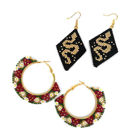 Beaded Earrings - Arts and Heritage St. Albert