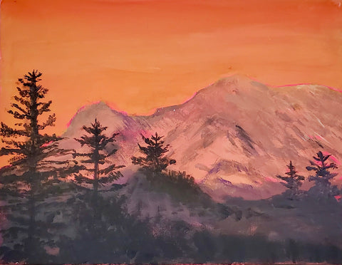 Acrylic Painting – Vibrant Canadian Landscape - Arts and Heritage St. Albert