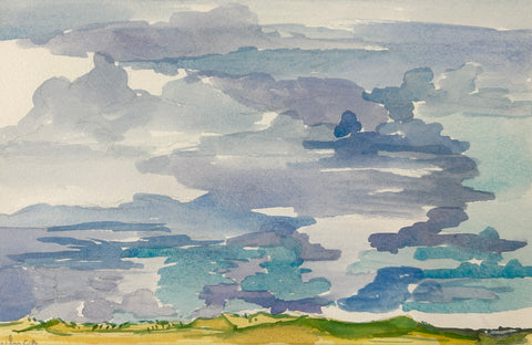 Storm Coming Livingstone Range - Arts and Heritage St. Albert