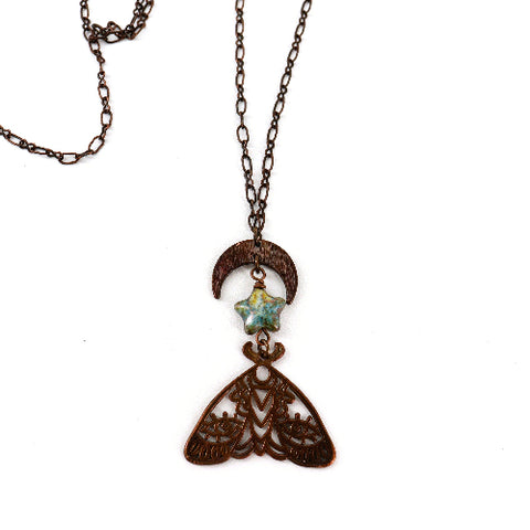'Wood Nymph Moth' Pendant Necklace - Arts and Heritage St. Albert