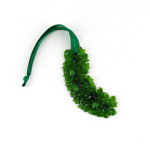 Glass Christmas Pickle Ornament - Arts and Heritage St. Albert