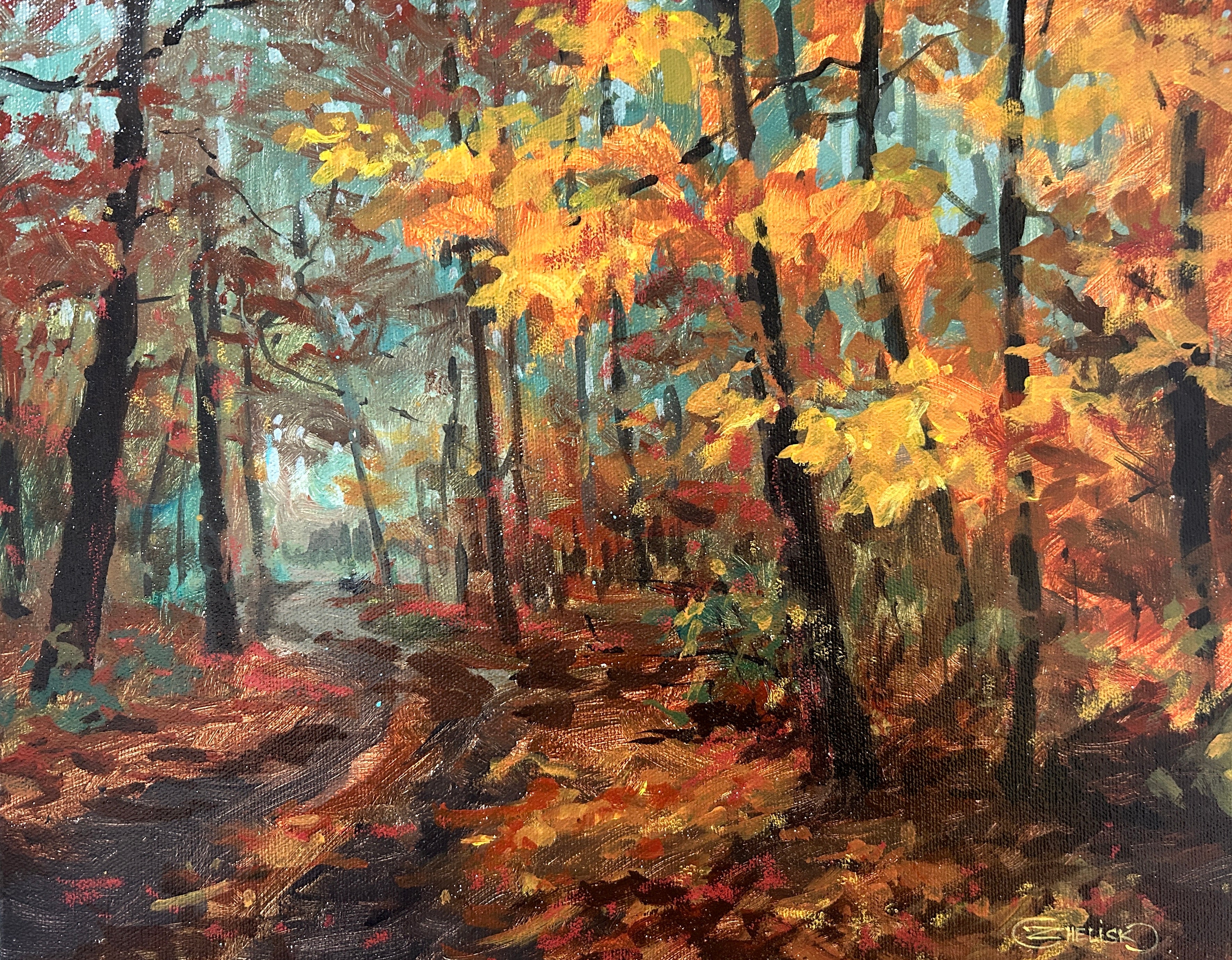 Oksana 2024年 絵画 自然風景 Oksana Zhelisko | Arts and Heritage Foundation St. Albert