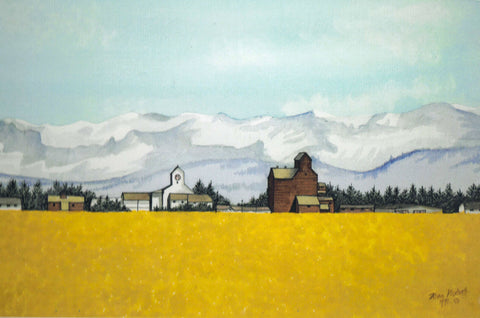 "Canola Field, Alberta" Art Print