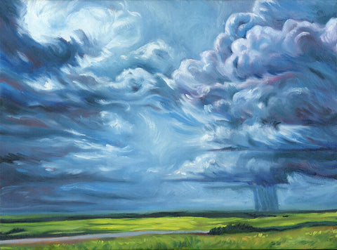 Landscape Series Art Cards by Crystal Driedger Passing Through - Arts and Heritage St. Albert