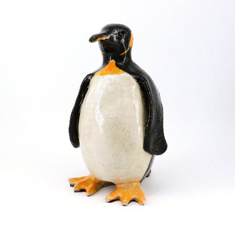 Handmade Ceramic Penguin Sculpture - Arts and Heritage St. Albert