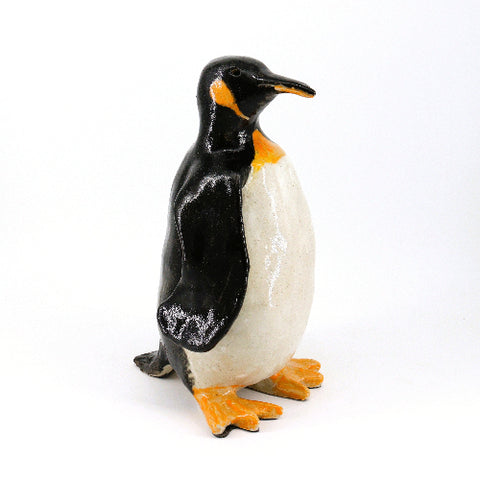 Handmade Ceramic Penguin Sculpture - Arts and Heritage St. Albert