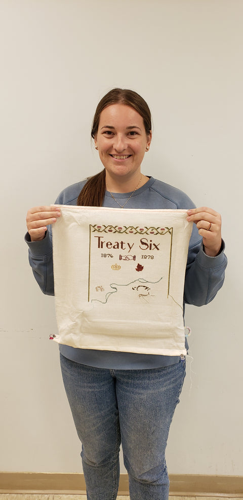 We Are All Treaty People – Stitch your own Treaty 6 Needlework Sampler - Arts and Heritage St. Albert