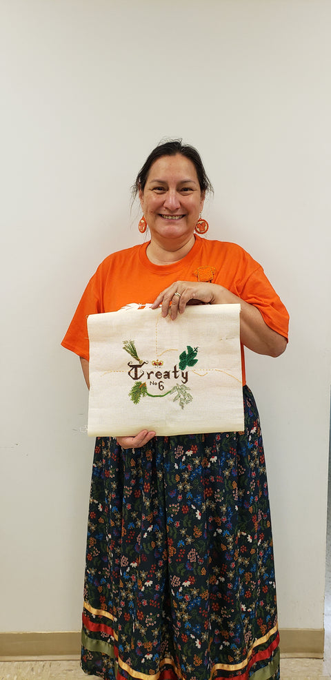 We Are All Treaty People – Stitch your own Treaty 6 Needlework Sampler - Arts and Heritage St. Albert