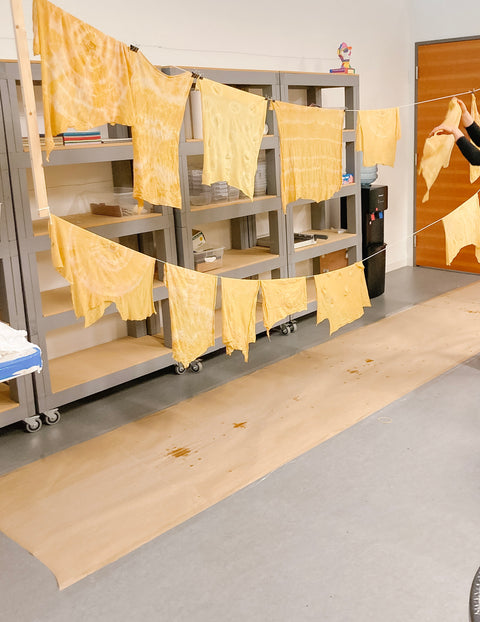 Onion skin dyes with Lauren Chipeur (Artist led program) - Arts and Heritage St. Albert