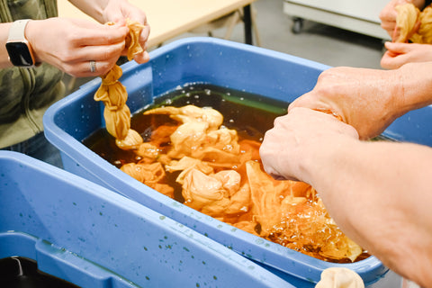 Onion skin dyes with Lauren Chipeur (Artist led program) - Arts and Heritage St. Albert