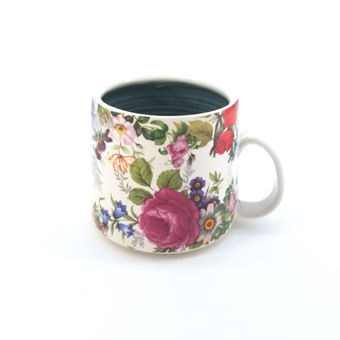 Floral Decal Mugs