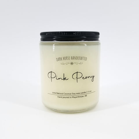 'Pink Peony' Hand Poured Scented Candle
