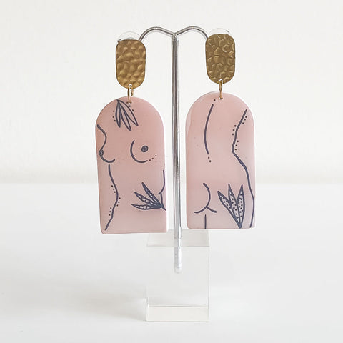 Fine Line Body Earrings
