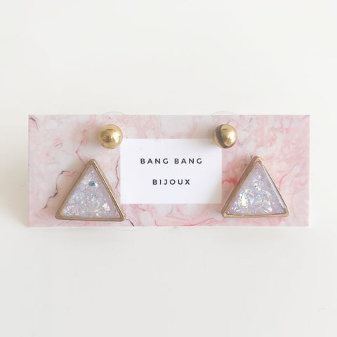 Resin & Bronze Stud 2 pkg