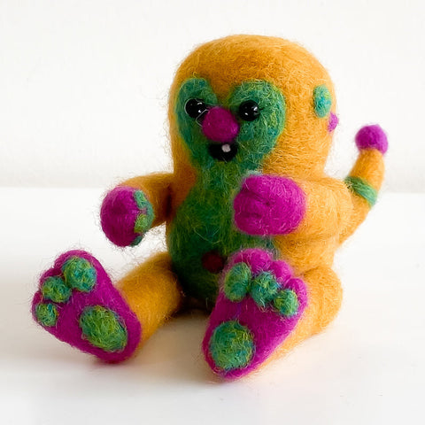 Felted Monster Sculptures