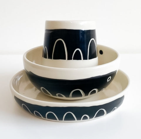 Lunch Set (Plate, Bowl, Tumbler)