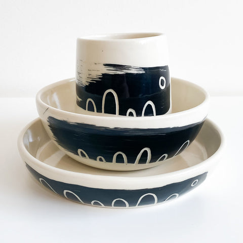 Lunch Set (Plate, Bowl, Tumbler)