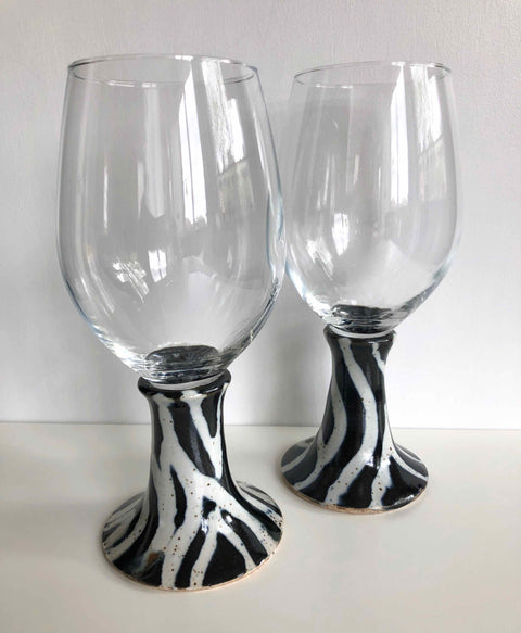Glass Wine Goblets