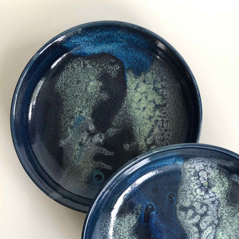 Dishes With Blue Tones