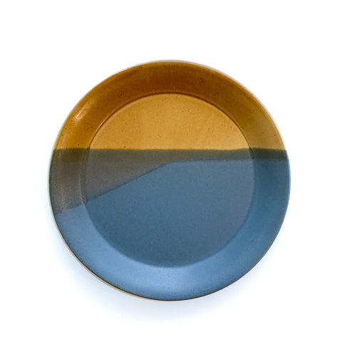 Blue and Honey Plate Medium